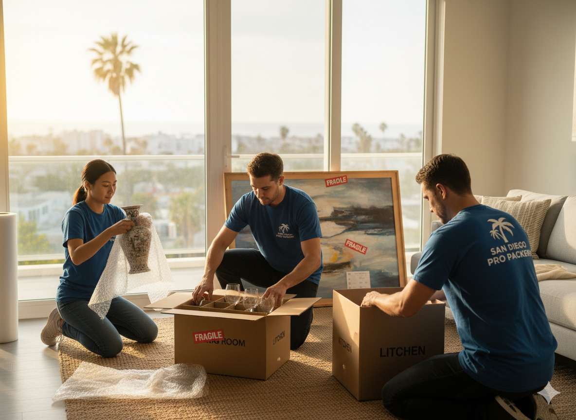 Fragile items packing service