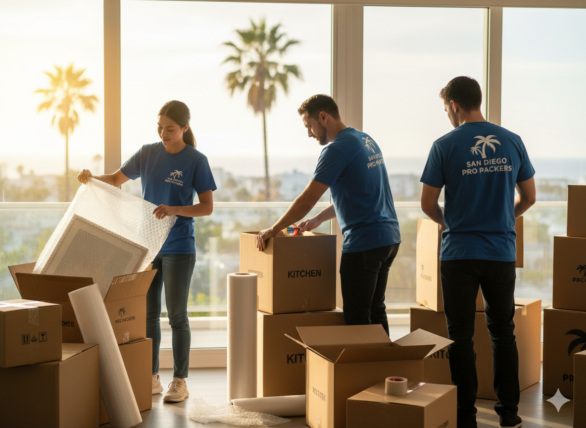 Professional packing service in San Diego