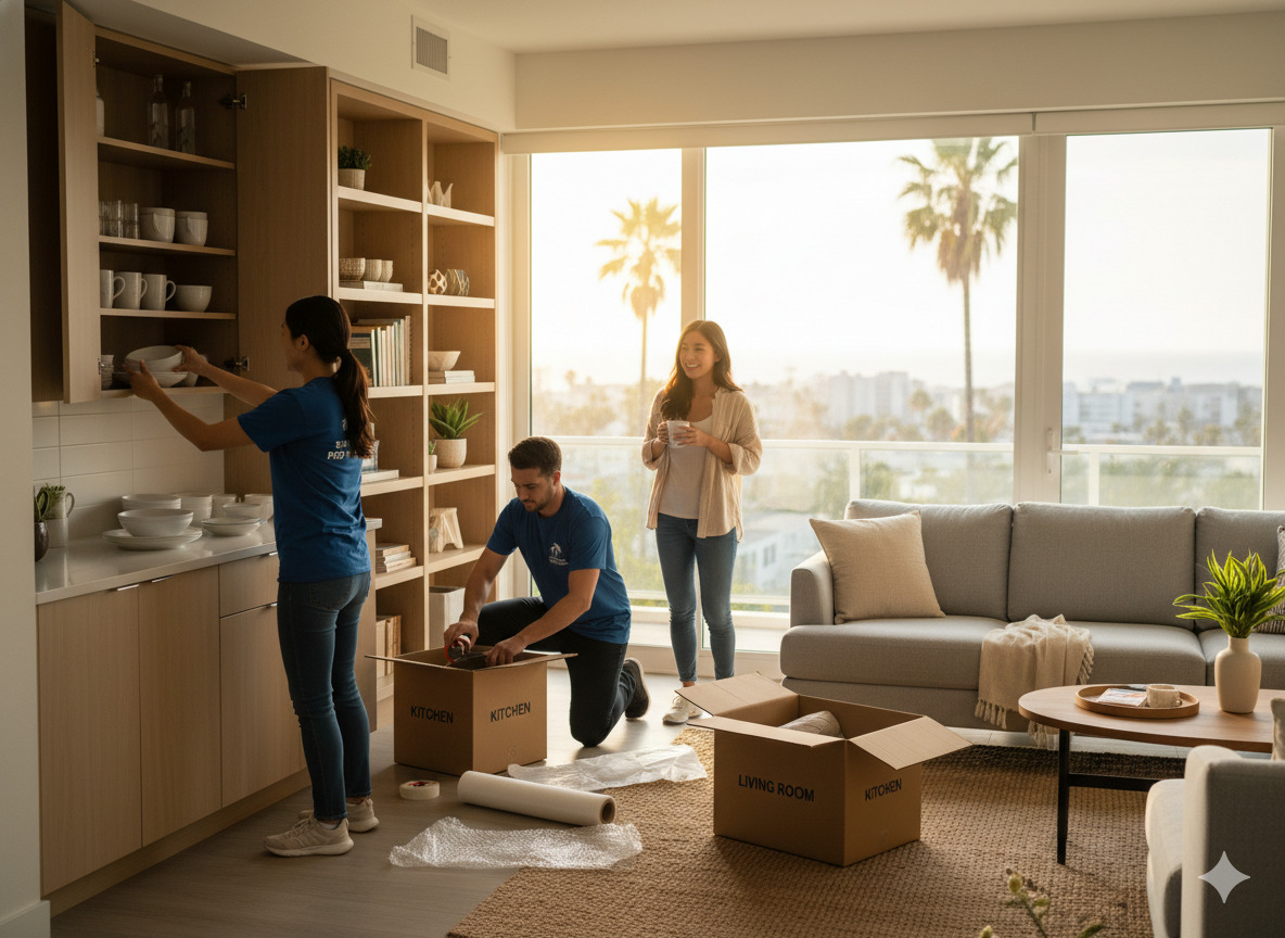 Unpacking and organization service